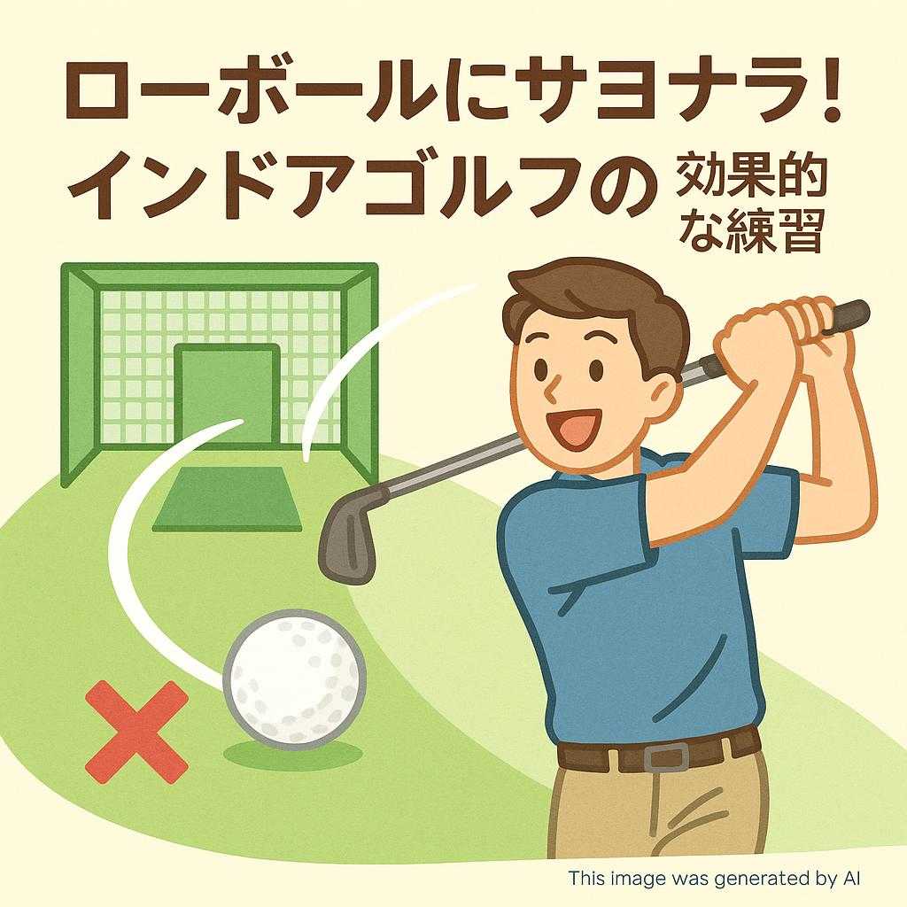 ローボールにサヨナラ！インドアゴルフの効果的な練習