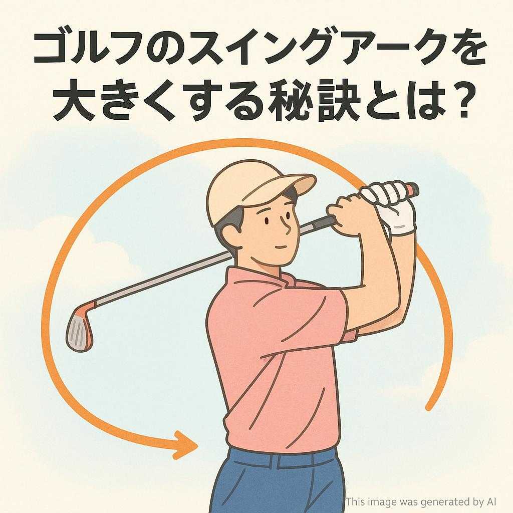 ゴルフのスイングアークを大きくする秘訣とは？