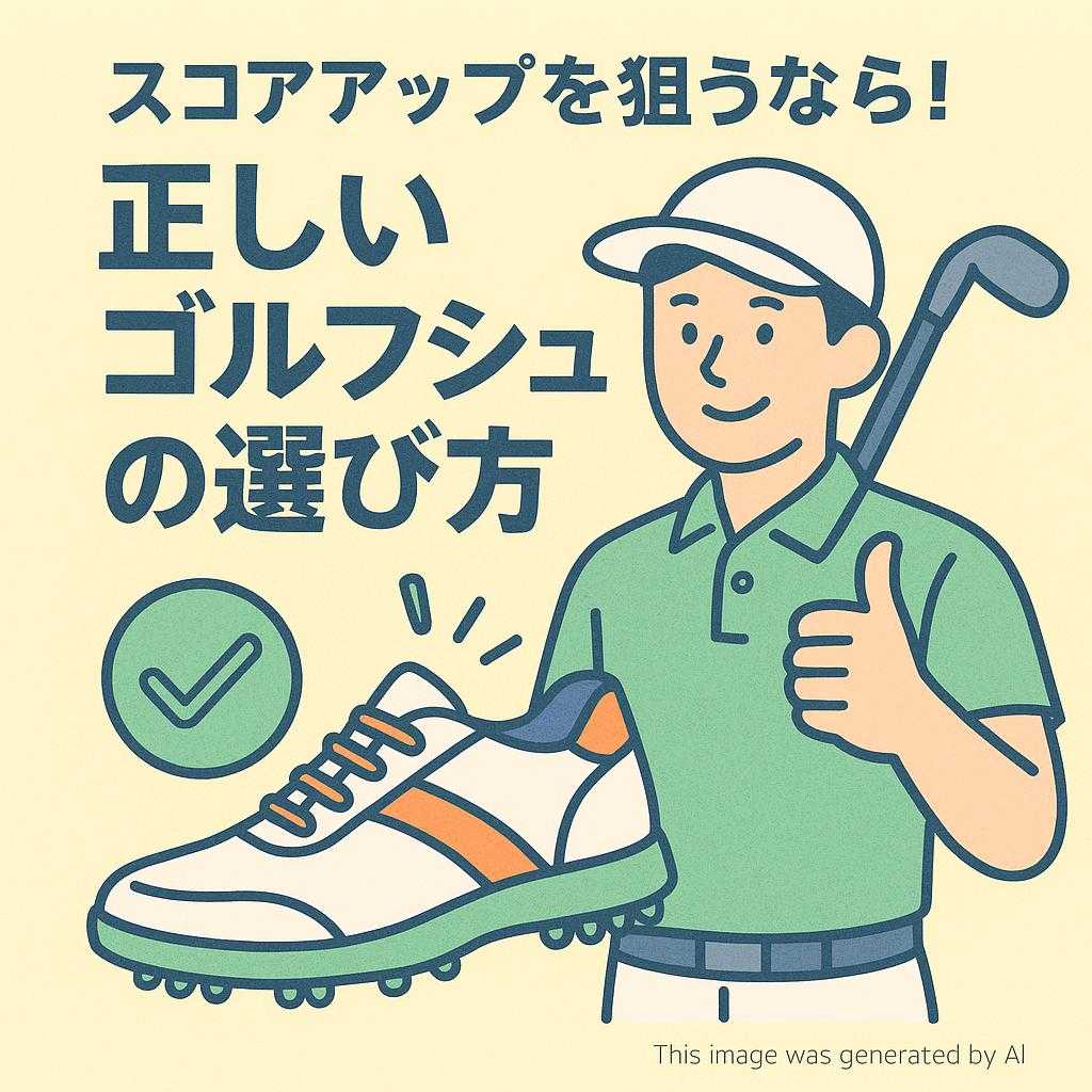 スコアアップを狙うなら！正しいゴルフシューズの選び方