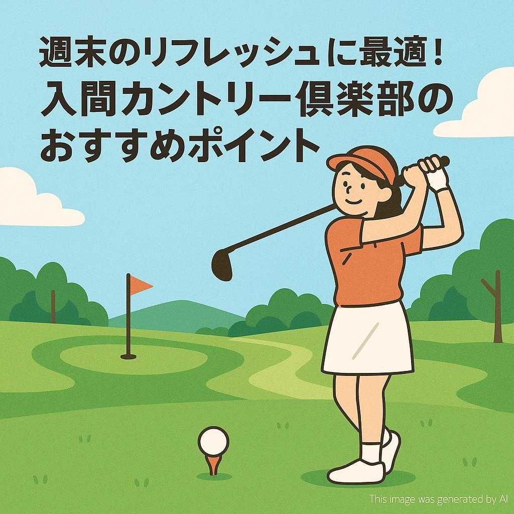 週末のリフレッシュに最適！入間カントリー倶楽部のおすすめポイント