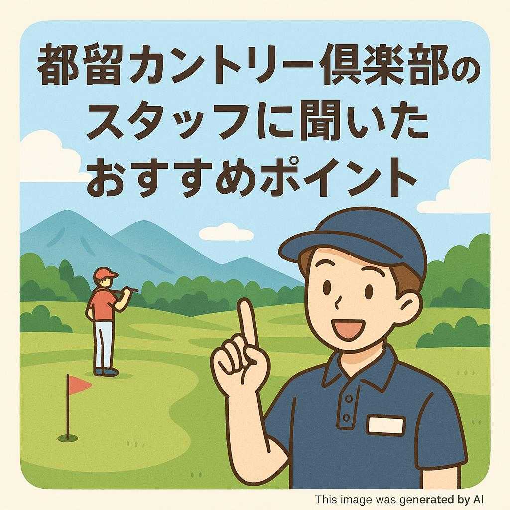 都留カントリー倶楽部のスタッフに聞いたおすすめポイント