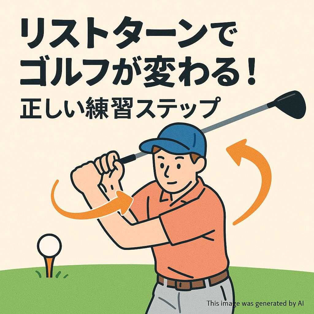リストターンでゴルフが変わる！正しい練習ステップ