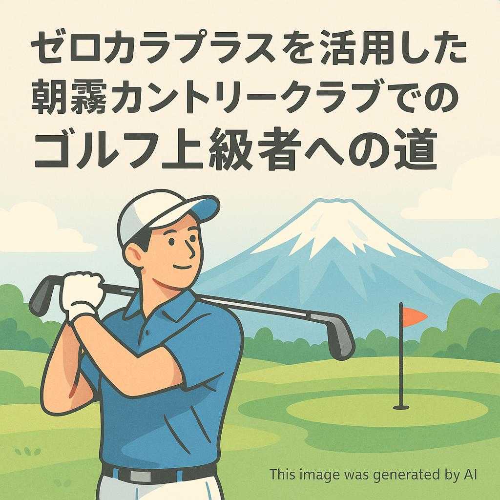 ゼロカラプラスを活用した朝霧カントリークラブでのゴルフ上級者への道