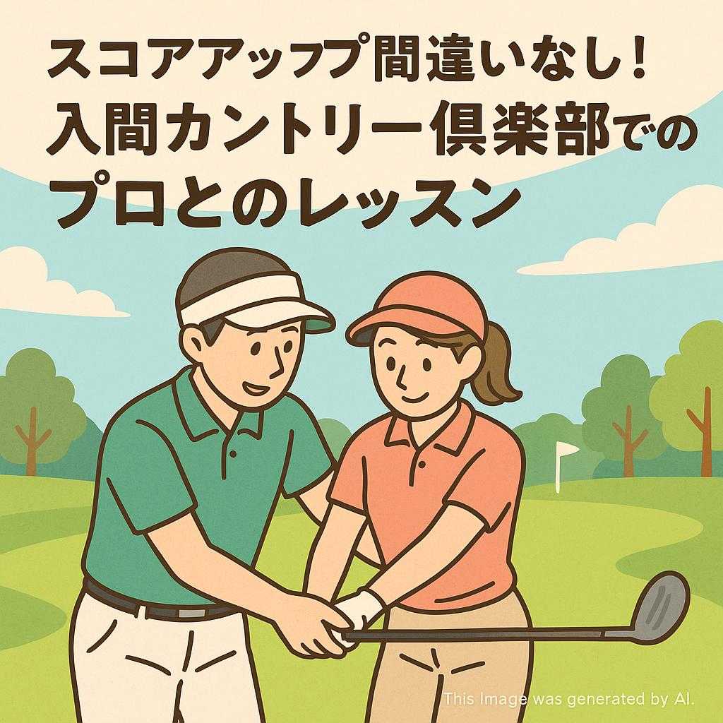 スコアアップ間違いなし！入間カントリー倶楽部でのプロとのレッスン