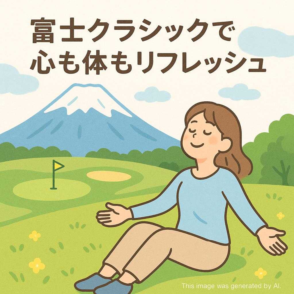 富士クラシックで心も体もリフレッシュ