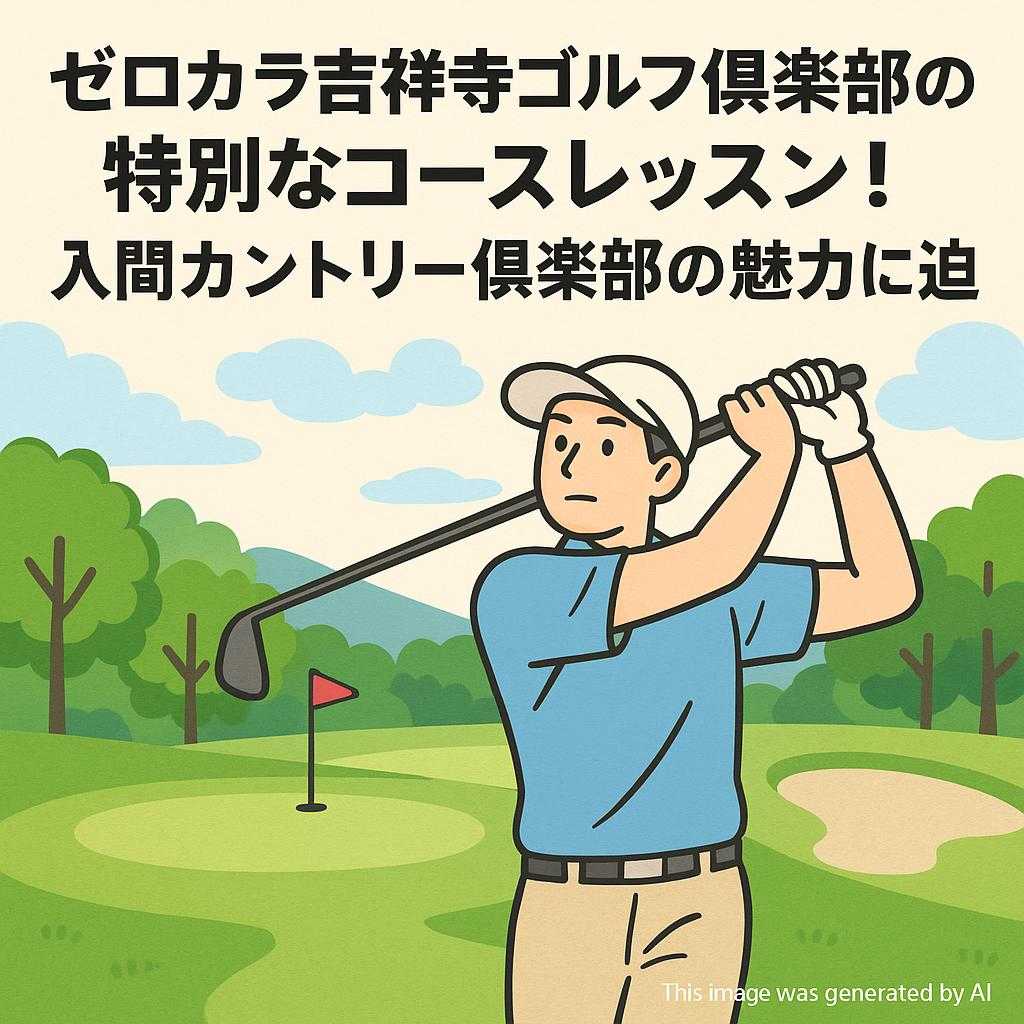ゼロカラ吉祥寺ゴルフ倶楽部の特別なコースレッスン！入間カントリー倶楽部の魅力に迫る
