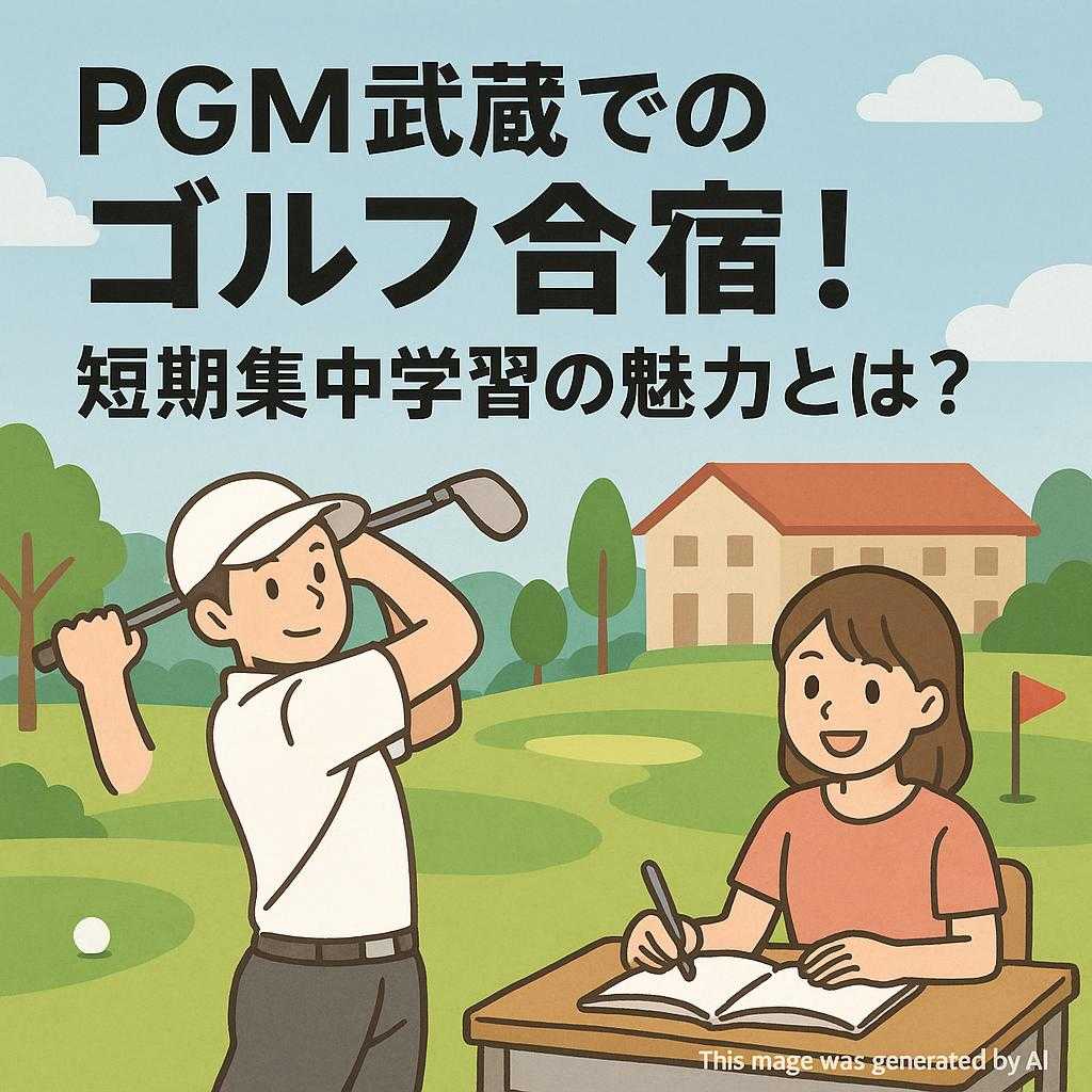 PGM武蔵でのゴルフ合宿！短期集中学習の魅力とは？