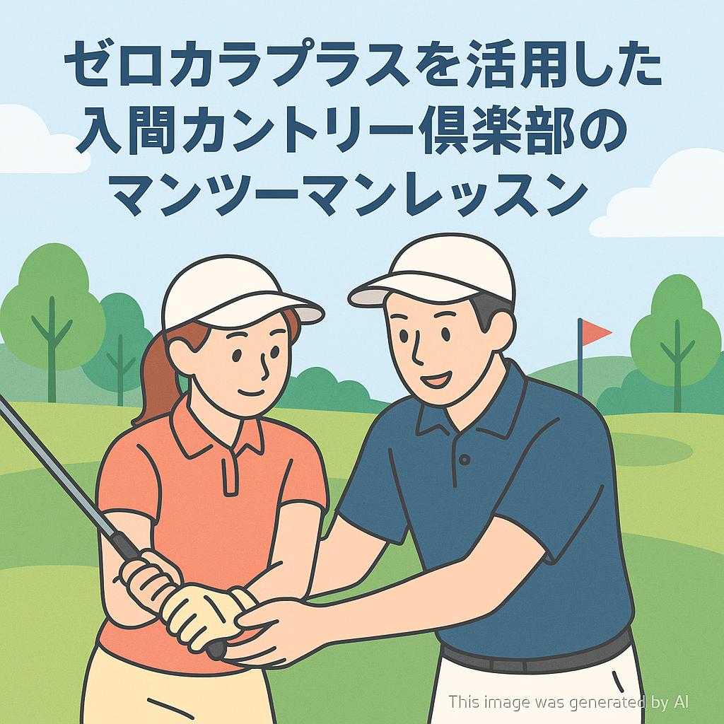 ゼロカラプラスを活用した入間カントリー倶楽部のマンツーマンレッスン