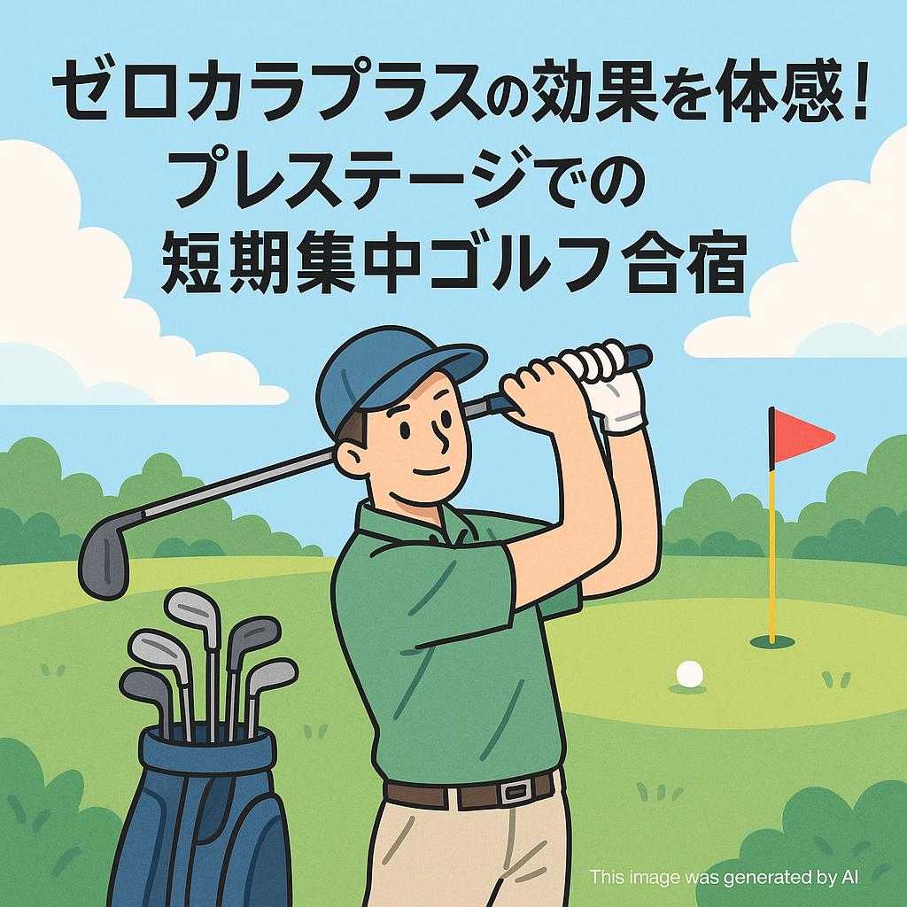 ゼロカラプラスの効果を体感！プレステージでの短期集中ゴルフ合宿