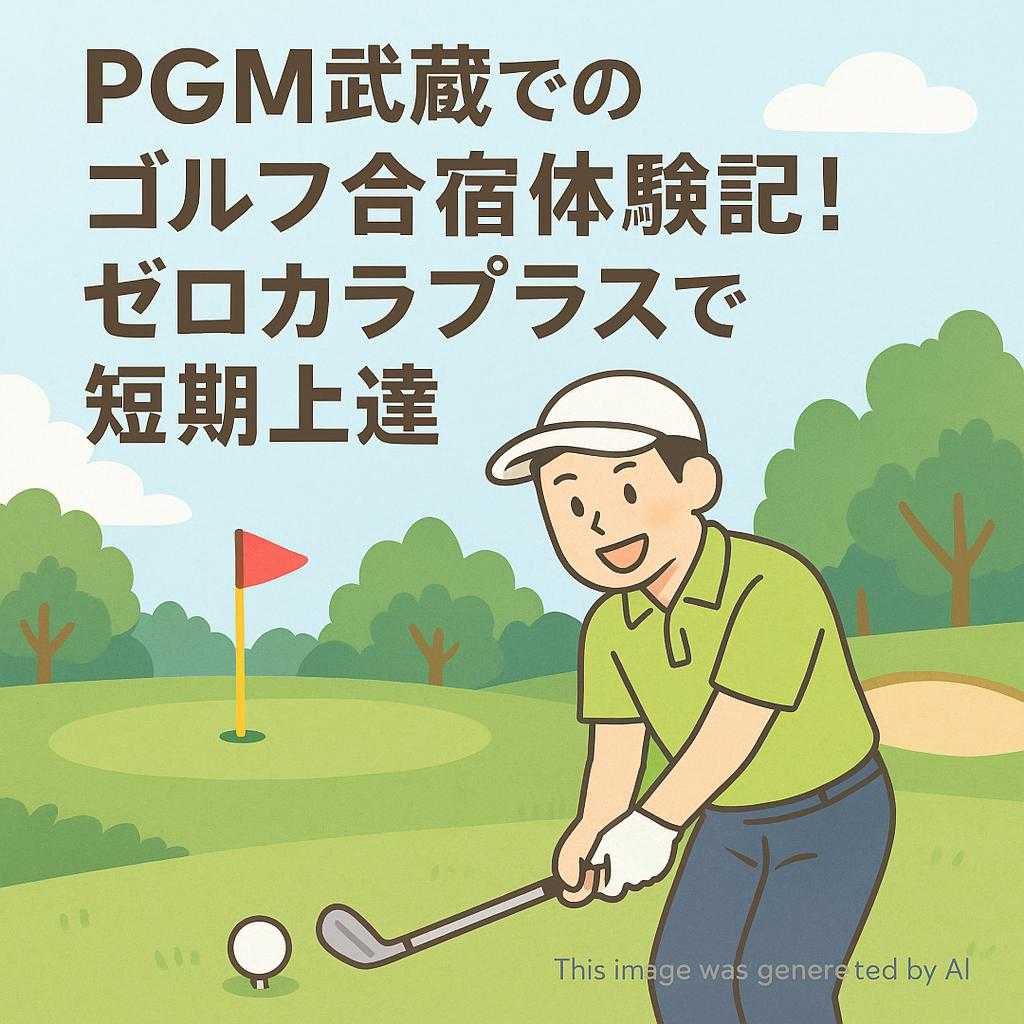 PGM武蔵でのゴルフ合宿体験記！ゼロカラプラスで短期上達