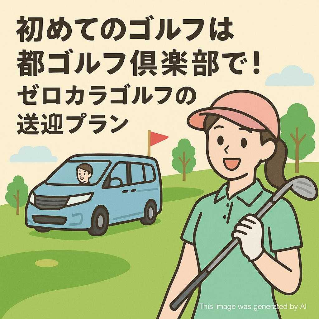 初めてのゴルフは都ゴルフ倶楽部で！ゼロカラゴルフの送迎プラン