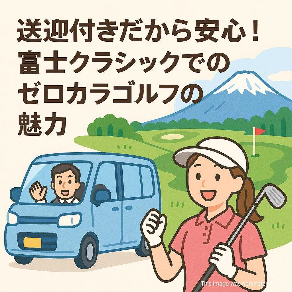 送迎付きだから安心! 富士クラシックでのゼロカラゴルフの魅力