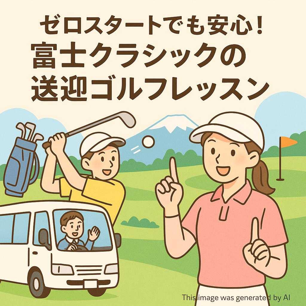 ゼロスタートでも安心! 富士クラシックの送迎ゴルフレッスン