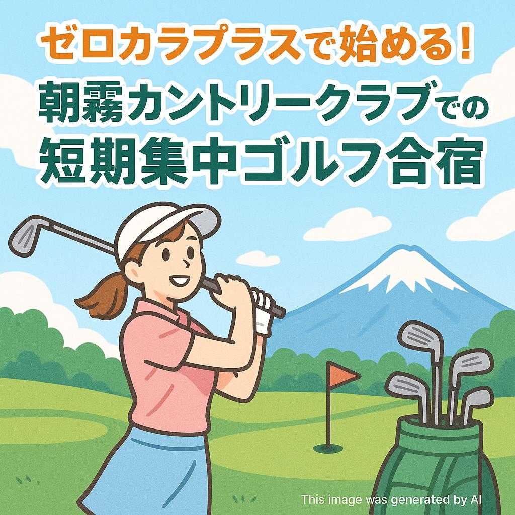 ゼロカラプラスで始める！朝霧カントリークラブでの短期集中ゴルフ合宿